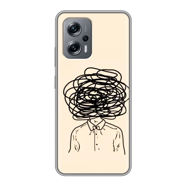Чехол с рисунком «Мысли» для Xiaomi POCO X4 GT