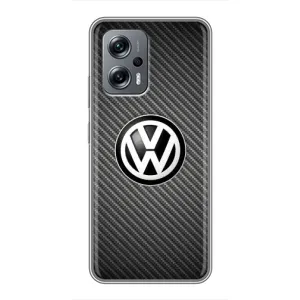 Чехол "Фольксваген" для Xiaomi POCO X4 GT (На карбоне)