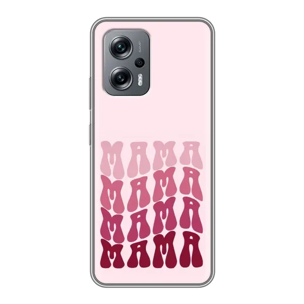 Чехол с рисунком «Надпись мама» для Xiaomi POCO X4 GT Чехол с рисунком «Надпись мама» для Xiaomi POCO X4 GT