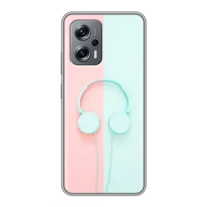 Девчачий Чехол для Xiaomi POCO X4 GT (Наушники)