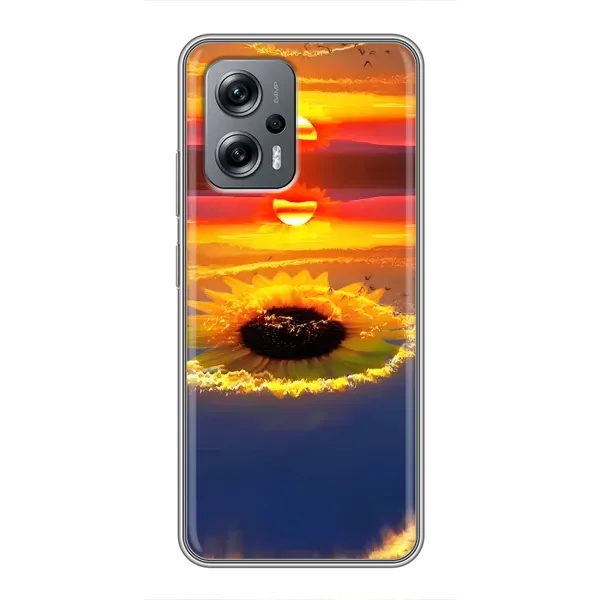 Чехол с рисунком «Небо подсолнух» для Xiaomi POCO X4 GT Чехол с рисунком «Небо подсолнух» для Xiaomi POCO X4 GT