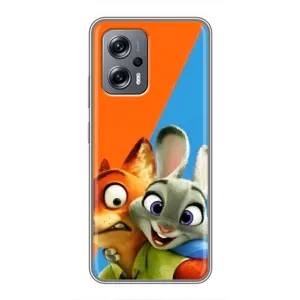 Чехлы ЗВЕРОПОЛИС для Xiaomi POCO X4 GT (Ник и Хопс)