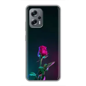 Чохли з принтом Троянд для Xiaomi POCO X4 GT (Нічна троянда)