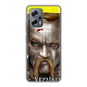 Чехол с картинкой (Патриотический КОЗАК) на Xiaomi POCO X4 GT (Одноглазый Козак)