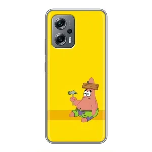 Чехлы с Патриком на Xiaomi POCO X4 GT (Ошибочка)