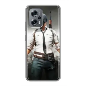 Чохол з картинкою "Герой Pubg" на Xiaomi POCO X4 GT (Пабг)