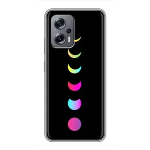 Чохол (ТПУ) з планетами на Xiaomi POCO X4 GT (Повнолуння)