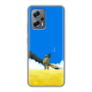 Чехлы на военную тематику для Xiaomi POCO X4 GT (Попадание)
