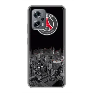 Силиконовые Чехлы принт Футбол на Xiaomi POCO X4 GT (PSG)