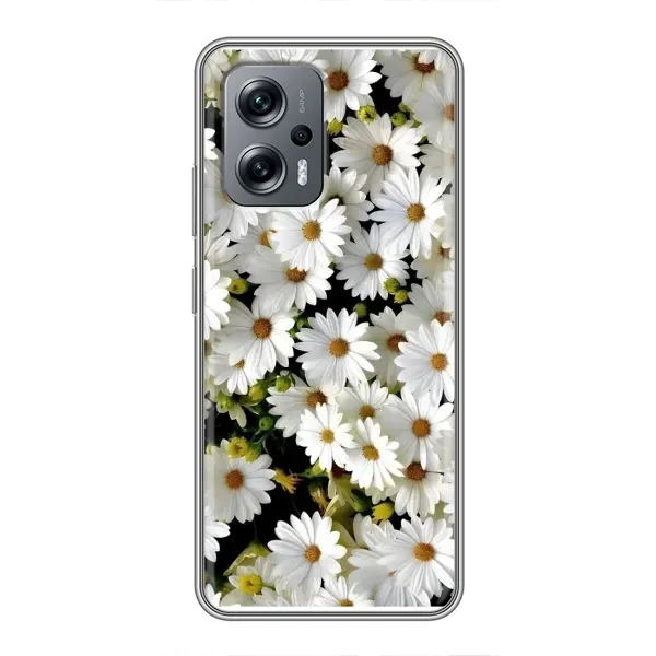 Чехол с рисунком «Рамка в ромашках» для Xiaomi POCO X4 GT Чехол с рисунком «Рамка в ромашках» для Xiaomi POCO X4 GT