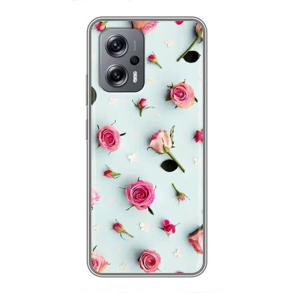 Чехол с рисунком «Разные цветы» для Xiaomi POCO X4 GT Чехол с рисунком «Разные цветы» для Xiaomi POCO X4 GT