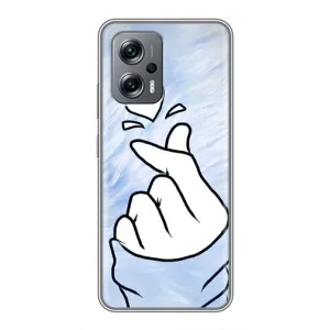 Чехлы (Знак сердечка) на Xiaomi POCO X4 GT (Сердечка знак)