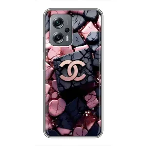 Чехол (Dior, Prada, YSL, Chanel) для Xiaomi POCO X4 GT (Шанель)
