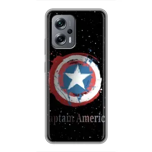 Чохол с Щітом Капітана Америки на Xiaomi POCO X4 GT (Щит Капітана)