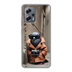 Чехол с мемами тралалело тралала для Xiaomi POCO X4 GT (Шпиониро голубио)