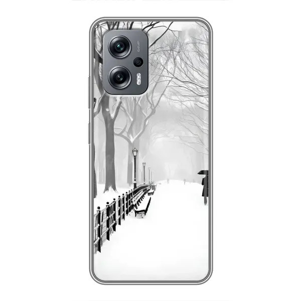 Чехол с рисунком «Снегом замело» для Xiaomi POCO X4 GT