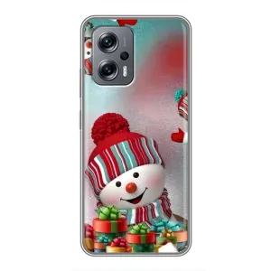 Чехлы на Новый Год Xiaomi POCO X4 GT (Снеговик в шапке)