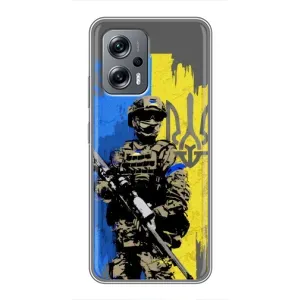Чехлы с принтом (Воины ЗСУ) для Xiaomi POCO X4 GT (Солдат ЗСУ)