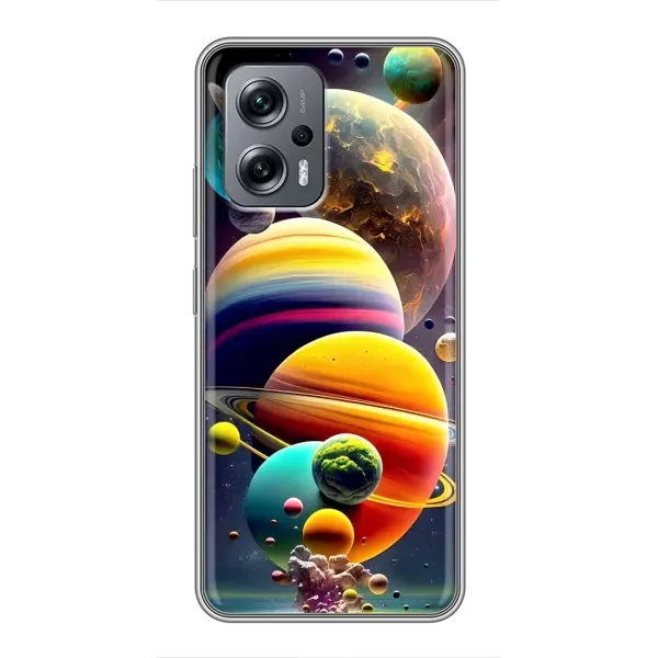 Чехол с рисунком «Солнечна система» для Xiaomi POCO X4 GT Чехол с рисунком «Солнечна система» для Xiaomi POCO X4 GT
