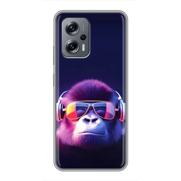 Чехол с рисунком «Стильная обезьяна» для Xiaomi POCO X4 GT Чехол с рисунком «Стильная обезьяна» для Xiaomi POCO X4 GT