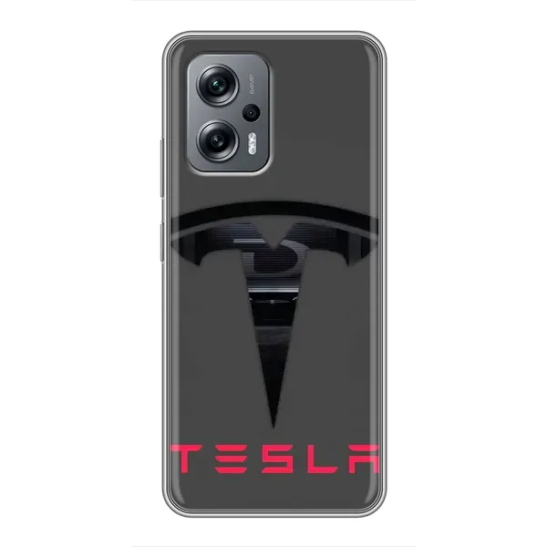 Чехол с рисунком «Logo TESLA» для Xiaomi POCO X4 GT Чехол с рисунком «Logo TESLA» для Xiaomi POCO X4 GT