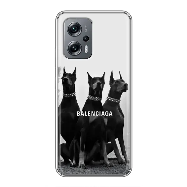 Чехол с рисунком «Три добермана» для Xiaomi POCO X4 GT Чехол с рисунком «Три добермана» для Xiaomi POCO X4 GT