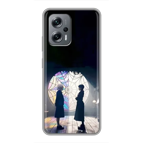 Чехол с рисунком «Уэнсдей и Энди» для Xiaomi POCO X4 GT Чехол с рисунком «Уэнсдей и Энди» для Xiaomi POCO X4 GT
