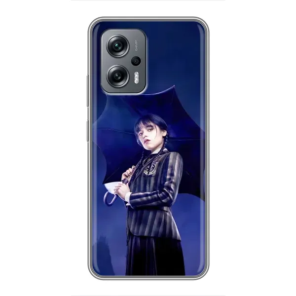 Чехол с рисунком «Уэнсдей с зонтом» для Xiaomi POCO X4 GT Чехол с рисунком «Уэнсдей с зонтом» для Xiaomi POCO X4 GT