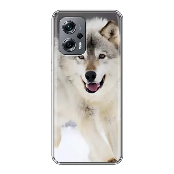 Чехол с рисунком «Волк на снегу» для Xiaomi POCO X4 GT Чехол с рисунком «Волк на снегу» для Xiaomi POCO X4 GT
