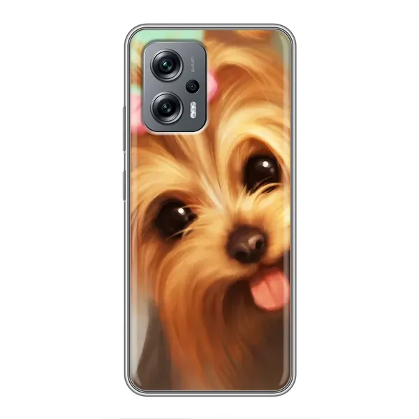 Чехол с рисунком «Йоршенский терьер» для Xiaomi POCO X4 GT