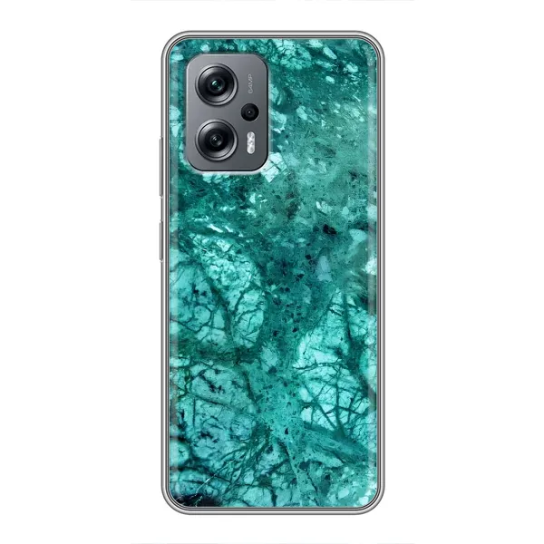 Чохол з малюнком «Зелений мрамор» для Xiaomi POCO X4 GT Чохол з малюнком «Зелений мрамор» для Xiaomi POCO X4 GT