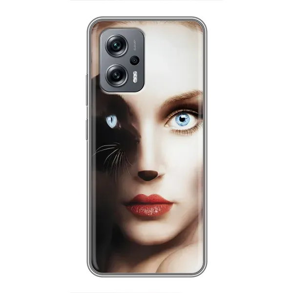 Чехол с рисунком «Женщина кошка» для Xiaomi POCO X4 GT Чехол с рисунком «Женщина кошка» для Xiaomi POCO X4 GT