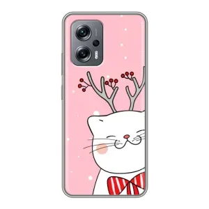 Чехол на тематику: Коты для Xiaomi POCO X4 GT (Зимний кот)