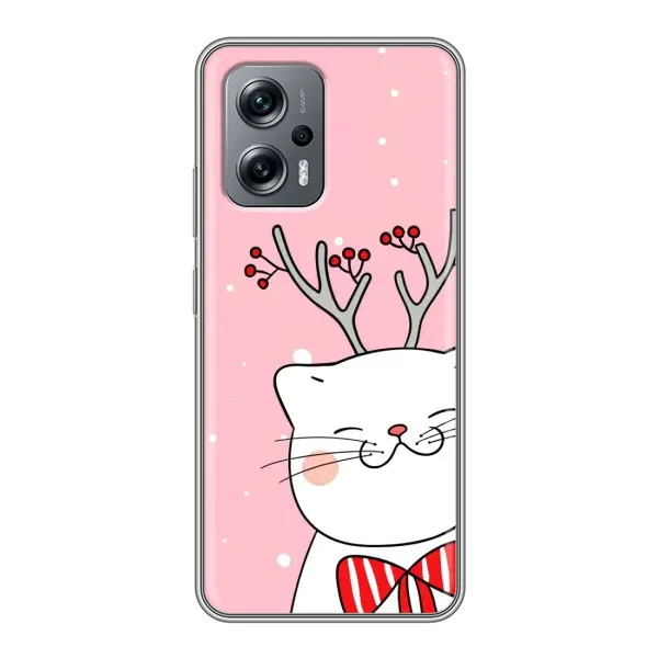 Чехол с рисунком «Зимний кот» для Xiaomi POCO X4 GT Чехол с рисунком «Зимний кот» для Xiaomi POCO X4 GT