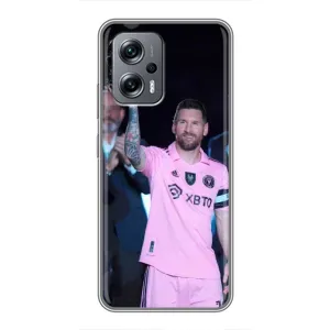 Чохли Лео Мессі в Маямі на Xiaomi POCO X4 GT (Золотий м'яч Мессі)