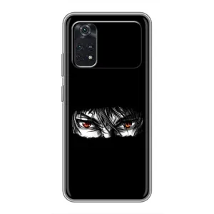 Силіконові чохлі з очіма Anime для Поко X4 про 5джі (Аніме очі)