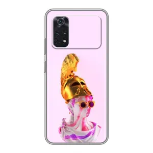 Чехол с Прикольным принтом на Xiaomi POCO X4 Pro 5G (АРТ Статуя)