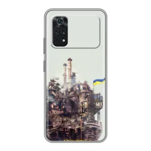 Чохли на військову тематику для Xiaomi POCO X4 Pro 5G (Азовсталь)