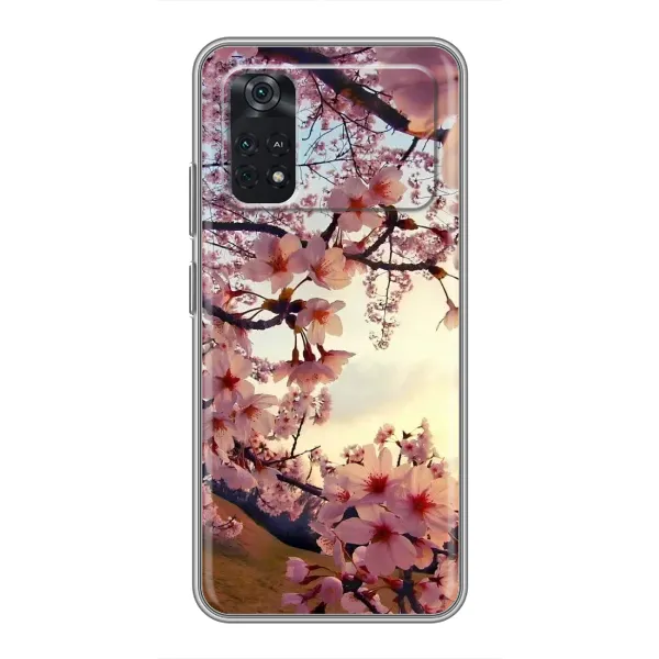 Чехол с рисунком «Цветущая сакура» для Xiaomi POCO X4 Pro 5G Чехол с рисунком «Цветущая сакура» для Xiaomi POCO X4 Pro 5G
