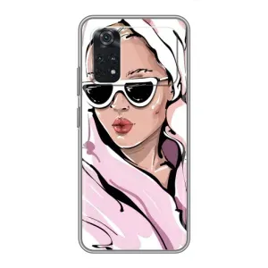 Чохол з картинкою Модні Дівчата Xiaomi POCO X4 Pro 5G (Дівчина в халаті)