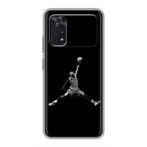 Силіконовый Чохол Nike Air Jordan на Поко X4 про 5джі (Джордан)