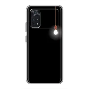 Чохол з картинками на чорному фоні для Xiaomi POCO X4 Pro 5G (Лампочка)