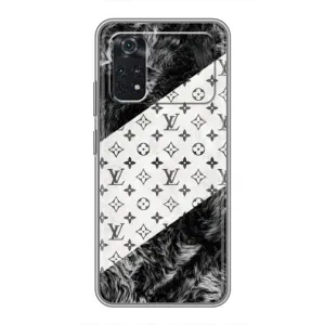 Чехол Стиль Louis Vuitton на Xiaomi POCO X4 Pro 5G (LV на белом)