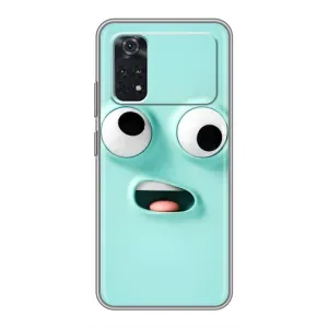 Силиконовые Чехлы (смешные стикеры) для Xiaomi POCO X4 Pro 5G (Забавное мятное лицо)