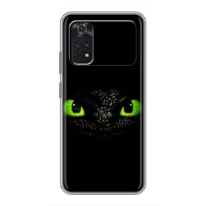 Чехол дракон Беззубик для Xiaomi POCO X4 Pro 5G (Глаза Беззубика)