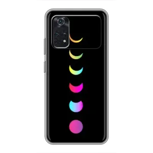 Чехол (ТПУ) с планетами на Xiaomi POCO X4 Pro 5G (Полнолуние)