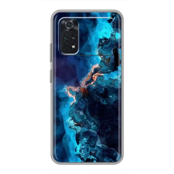 Чехол с рисунком «Синий мрамор» для Xiaomi POCO X4 Pro 5G Чехол с рисунком «Синий мрамор» для Xiaomi POCO X4 Pro 5G
