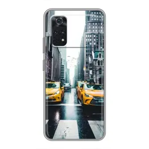 Силиконовый бампер (Работники) на Xiaomi POCO X4 Pro 5G (Такси)