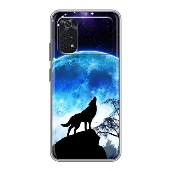 Чехол с рисунком «Воет на луну» для Xiaomi POCO X4 Pro 5G Чехол с рисунком «Воет на луну» для Xiaomi POCO X4 Pro 5G