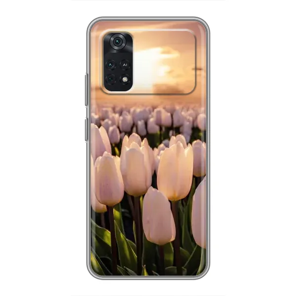 Чехол с рисунком «Закат с цветами» для Xiaomi POCO X4 Pro 5G Чехол с рисунком «Закат с цветами» для Xiaomi POCO X4 Pro 5G